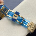 APS Factory Frosted Audemars Piguet Royal Oak Chronograph 26240BA.GG.1324BA.01 41mm Full Frosted Yellow Gold Black Eye Yellow Gold Dial