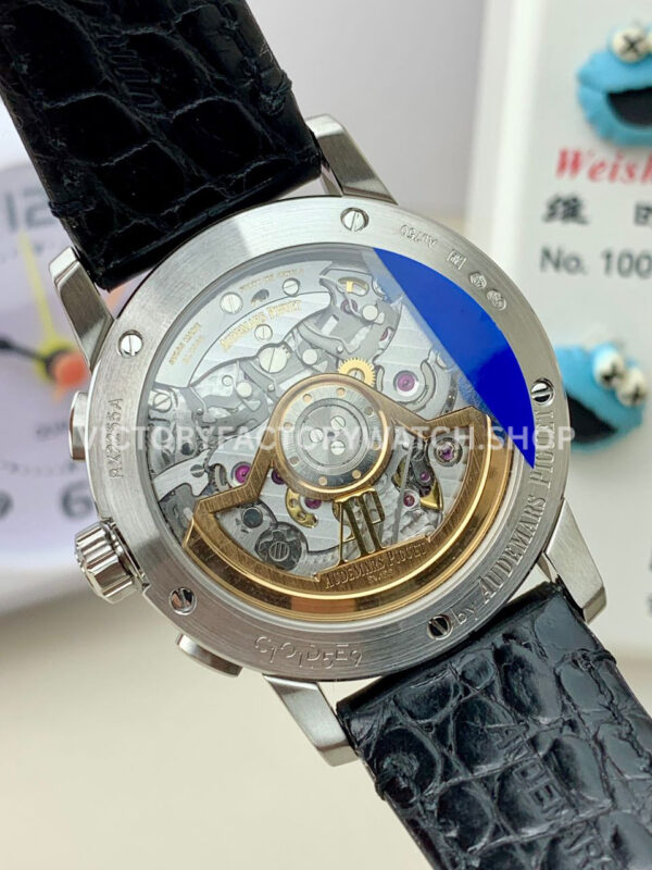 APS Factory Audemars Piguet Code 11.59 26393CR.OO.A002KB.01 41mm White Gold Canvas Strap Grey Dial