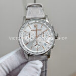 APS 26393CR silver dial rose gold canvas strap Code 11.59 41mm