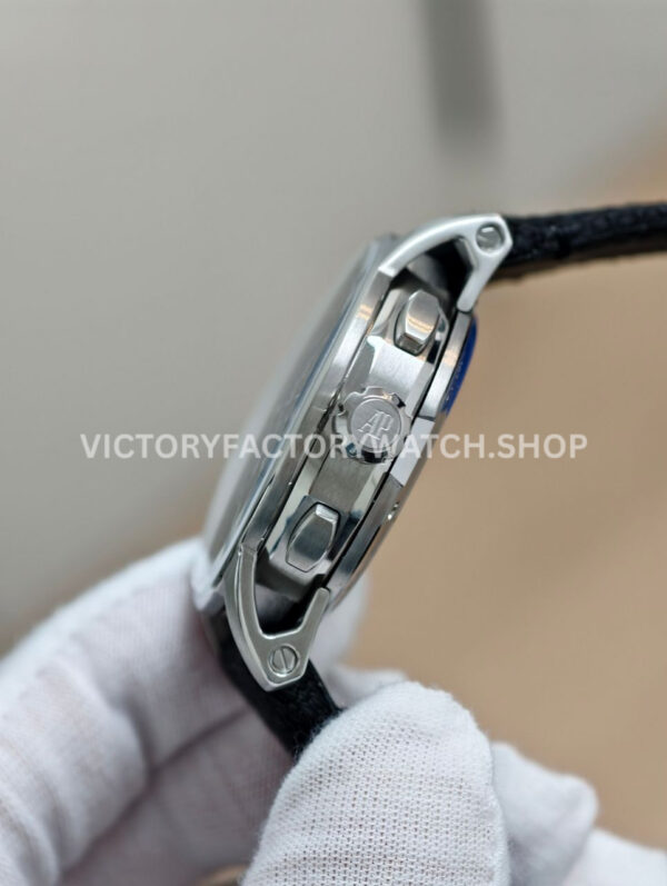 APS Factory Audemars Piguet Code 11.59 26393BC.OO.A002KB.01 41mm Steel Canvas Strap Blue Dial