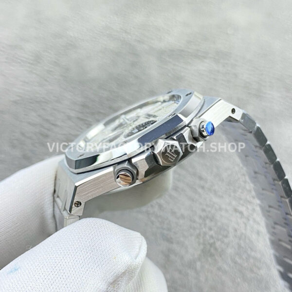 APS Factory Audemars Piguet Royal Oak Chronograph 26331ST.OO.1220ST.03 41mm Full Steel White Dial