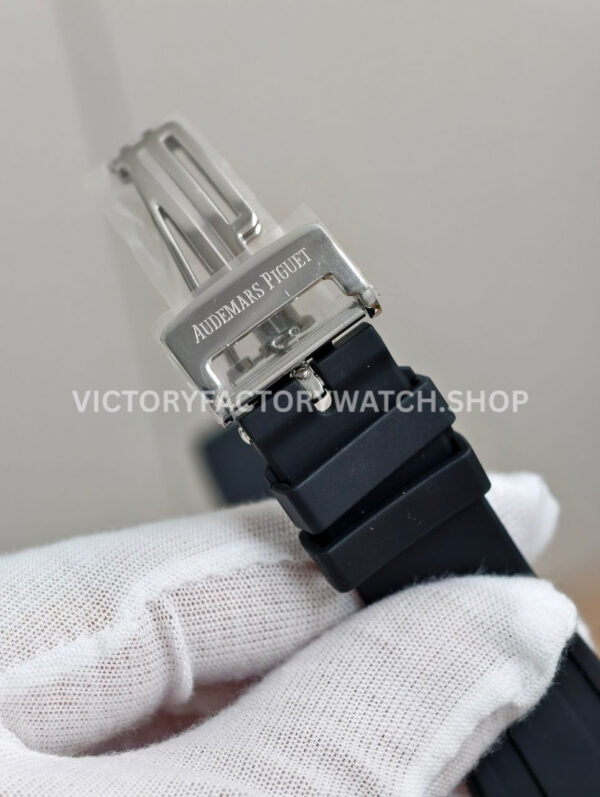 APS Factory Audemars Piguet Royal Oak Chronograph 26331ST.OO.1220ST.01 41mm Rubber Strap Blue Dial