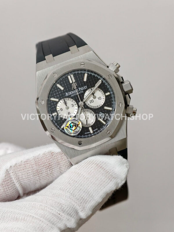 APS Factory Audemars Piguet Royal Oak Chronograph 26331ST.OO.1220ST.02 41mm Rubber Strap Black Dial