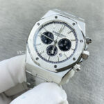 APS Factory Audemars Piguet Royal Oak Chronograph 26331ST.OO.1220ST.03 41mm Full Steel White Dial