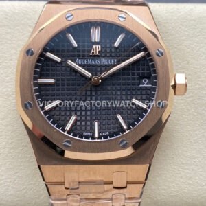 APW 15500OR black dial rose gold Royal Oak 41mm