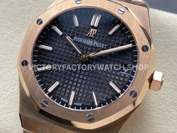 APW Factory Audemars Piguet Royal Oak 15500OR.OO.1220OR.01 41mm Full Rose Gold Black Dial