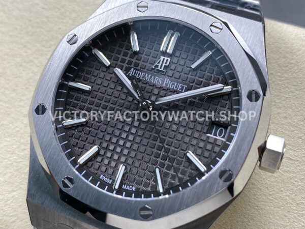 APW Factory Audemars Piguet Royal Oak 15500STOO1220ST02 41mm Full Steel Grey Dial (8) APW Factory Audemars Piguet Royal Oak 15500ST.OO.1220ST.02 41mm Full Steel Grey Dial
