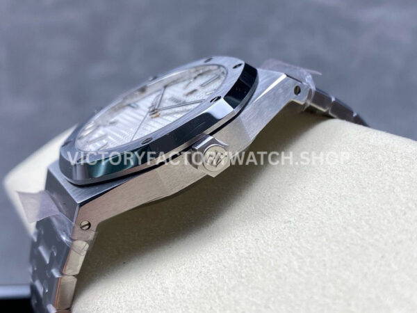 APW Factory Audemars Piguet Royal Oak 15500STOO1220ST04 41mm Full Steel White Dial (4) APW Factory Audemars Piguet Royal Oak 15500.ST.OO.1220ST.04 41mm Full Steel White Dial
