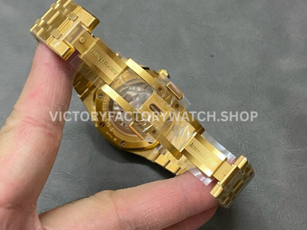 BBR Factory Audemars Piguet Royal Oak Perpetual Calendar 26574BA.OO.1220BA.01 41mm Full Gold Steel Blue Dial