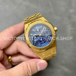 BBR Factory Audemars Piguet Royal Oak Perpetual Calendar 26574BA.OO.1220BA.01 41mm Full Gold Steel Blue Dial