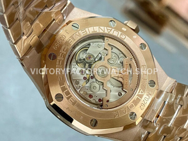 BBR Factory Audemars Piguet Royal Oak Perpetual Calendar 26574OR.OO.1220OR.02 ( BBR Factory Audemars Piguet Royal Oak Perpetual Calendar 26574OR.OO.1220OR.02 41mm Full Rose Gold Steel Blue Dial