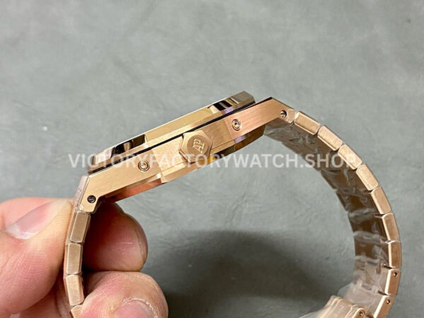 BBR Factory Audemars Piguet Royal Oak Perpetual Calendar 26574OR.OO.1220OR.02 (1) BBR Factory Audemars Piguet Royal Oak Perpetual Calendar 26574OR.OO.1220OR.02 41mm Full Rose Gold Steel Blue Dial