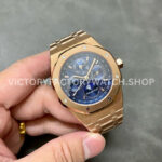 BBR Factory Audemars Piguet Royal Oak Perpetual Calendar 26574OR.OO.1220OR.02 ( (6) BBR Factory Audemars Piguet Royal Oak Perpetual Calendar 26574OR.OO.1220OR.02 41mm Full Rose Gold Steel Blue Dial
