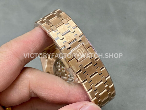 BBR Factory Audemars Piguet Royal Oak Perpetual Calendar 26574OR.OO.1220OR.02 ( (8) BBR Factory Audemars Piguet Royal Oak Perpetual Calendar 26574OR.OO.1220OR.02 41mm Full Rose Gold Steel Blue Dial