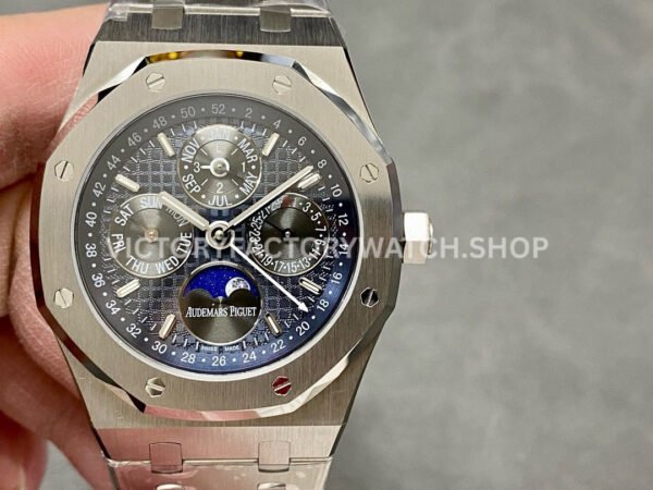 BBR Factory Audemars Piguet Royal Oak Perpetual Calendar 26574ST.OO.1220ST.02 41mm Full ( (8) BBR 26574ST blue dial perpetual calendar Royal Oak