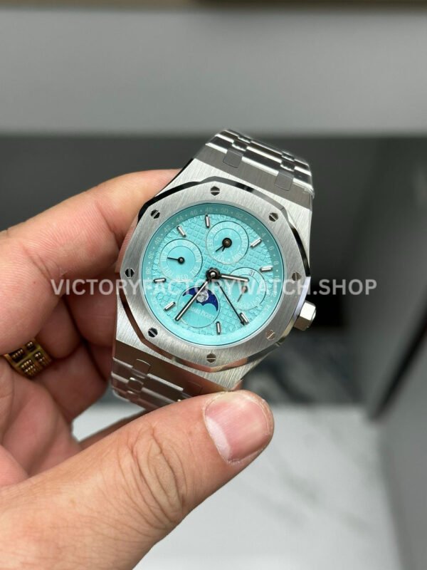 BBR Factory Audemars Piguet Royal Oak Perpetual Calendar 26613ST.OO.1220ST.01 41mm Full Steel Sky Blue Dial