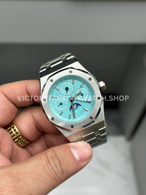 BBR Factory Audemars Piguet Royal Oak Perpetual Calendar 26613ST.OO.1220ST.01 41mm Full Steel Sky Blue Dial