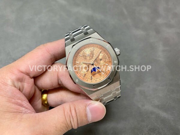 BBR Factory Audemars Piguet Royal Oak Perpetual Calendar 26615TI.OO.1220TI.01 41mm Full Steel champagne Dial