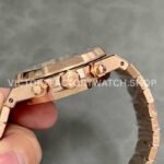 BF Factory Audemars Piguet Royal Oak Chronograph 26239OR.OO.1220OR.01 41mm Full Rose Gold Blue Dial