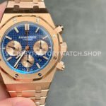 BF 26239OR blue dial chronograph Royal Oak