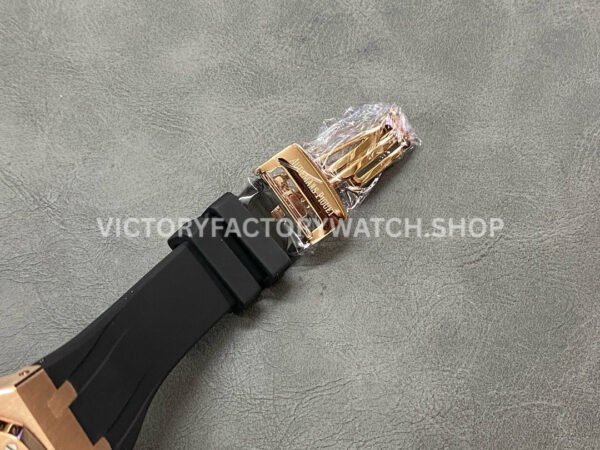 BF Factory Audemars Piguet Royal Oak Chronograph 26239OR.OO.D821CR.01 41mm Rose Gold Rubber Strap Brown Dial