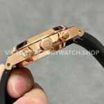 BF Factory Audemars Piguet Royal Oak Chronograph 26239OR.OO.D821CR.01 41mm Rose Gold Rubber Strap Brown Dial