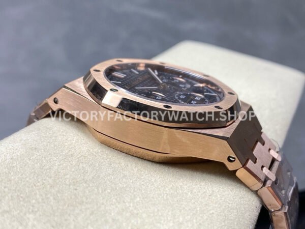 BF Factory Audemars Piguet Royal Oak Chronograph 26240OR.OO.1320OR.05 41mm Full Rose Gold Dark Blue Dial