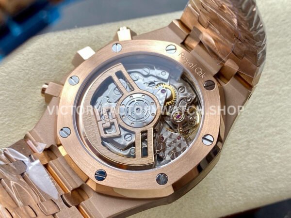 BF Factory Audemars Piguet Royal Oak Chronograph 26240OR.OO.1320OR.05 41mm Full Rose Gold Dark Blue Dial