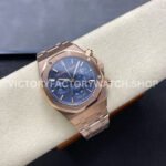 BF Factory Audemars Piguet Royal Oak Chronograph 26240OR.OO.1320OR.05 41mm Full Rose Gold Blue Dial