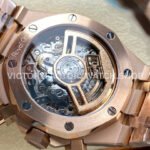 BF Factory Audemars Piguet Royal Oak Chronograph 26240OR.OO.1320OR.05 41mm Full Rose Gold Blue Dial