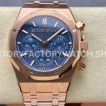 BF 26240OR blue dial chronograph Royal Oak