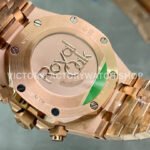 BF Factory Audemars Piguet Royal Oak Chronograph 26240OR.OO.1320OR.06 41mm Full Rose Gold Black Dial