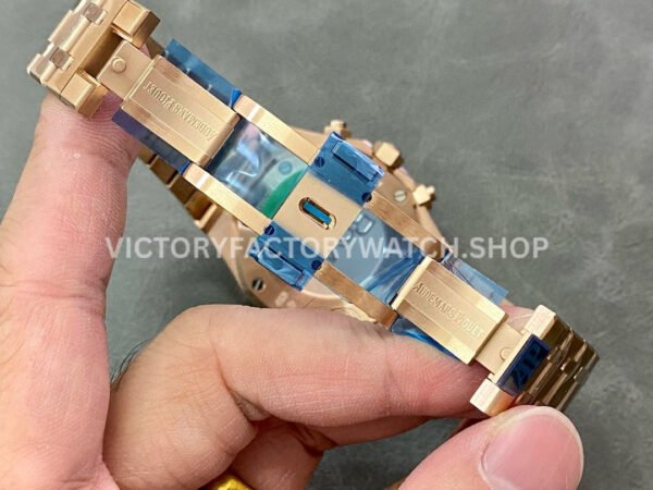 BF Factory Audemars Piguet Royal Oak Chronograph 26240OR.OO.1320OR.06 41mm Full Rose Gold Black Dial