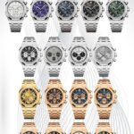 BF Factory Audemars Piguet Royal Oak Chronograph 26240OR.OO.D002CR.02 41mm Rose Gold Leather Strap Black Dial