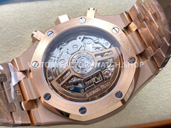 BF Factory Audemars Piguet Royal Oak Chronograph 26240OR.OO.1320OR.08 41mm Full Rose Gold Green Dial