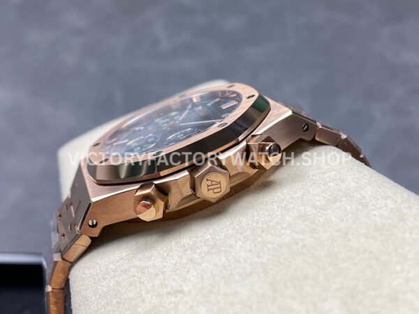 BF Factory Audemars Piguet Royal Oak Chronograph 26240OR.OO.1320OR.08 41mm Full Rose Gold Green Dial