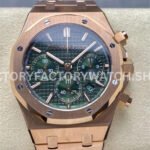 BF 26240OR green dial chronograph Royal Oak 41mm