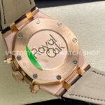 BF Factory Audemars Piguet Royal Oak Chronograph 26240OR.OO.D002CR.02 41mm Rose Gold Leather Strap Black Dial