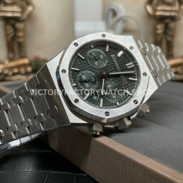 BF Factory Audemars Piguet Royal Oak Chronograph 26240ST.OO.1320ST.04 41mm Full Steel Green Dial