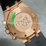 BF Factory Audemars Piguet Royal Oak Chronograph 26320OR.OO.1220OR.02 41mm Rose Gold Rubber Strap White Dial