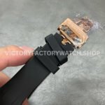 BF Factory Audemars Piguet Royal Oak Chronograph 26320OR.OO.1220OR.02 41mm Rose Gold Rubber Strap White Dial