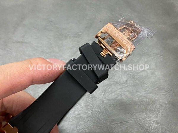 BF Factory Audemars Piguet Royal Oak Chronograph 26320OR.OO.1220OR.02 41mm Rose Gold Rubber Strap White Dial