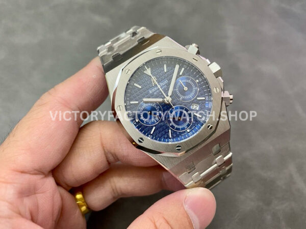 BF Factory Audemars Piguet Royal Oak Chronograph 26320ST.00.1220ST.03 41mm Full Steel Blue Dial (1) BF Factory Audemars Piguet Royal Oak Chronograph 26320ST.00.1220ST.03 41mm Full Steel Blue Dial
