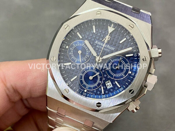 BF Factory Audemars Piguet Royal Oak Chronograph 26320ST.00.1220ST.03 41mm Full Steel Blue Dial (3) BF Factory Audemars Piguet Royal Oak Chronograph 26320ST.00.1220ST.03 41mm Full Steel Blue Dial