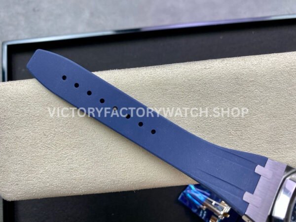 BF Factory Audemars Piguet Royal Oak Chronograph 26326ST.OO.D027CA.01 41mm Ste ( (5) BF Factory Audemars Piguet Royal Oak Chronograph 26326ST.OO.D027CA.01 41mm Steel Rubber Strap Blue Eye Silver Dial