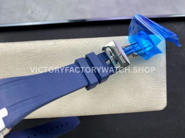 BF Factory Audemars Piguet Royal Oak Chronograph 26326ST.OO.D027CA.01 41mm Ste ( (9) BF Factory Audemars Piguet Royal Oak Chronograph 26326ST.OO.D027CA.01 41mm Steel Rubber Strap Blue Eye Silver Dial