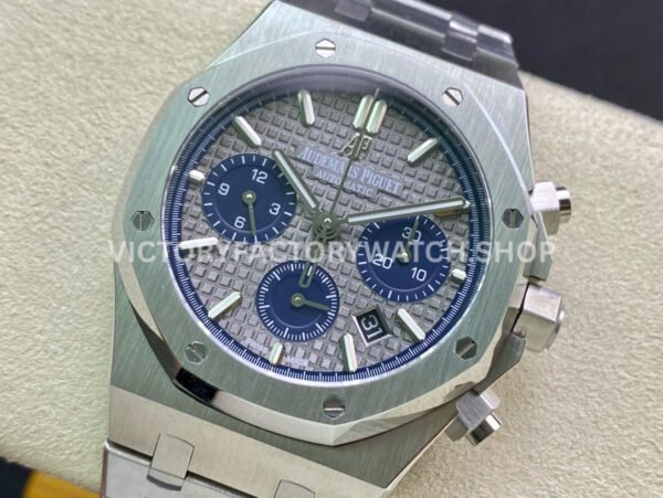 BF Factory Audemars Piguet Royal Oak Chronograph 26331IP.OO.1220IP.01 41mm Full Steel Blue Eye Grey Dial