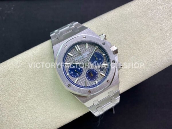 BF Factory Audemars Piguet Royal Oak Chronograph 26331IP.OO.1220IP.01 41mm Full Steel Blue Eye Grey Dial