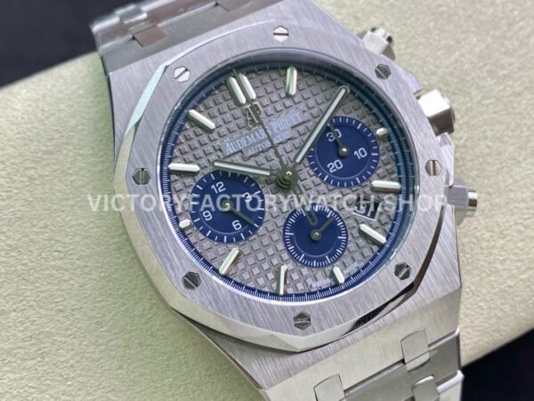 BF Factory Audemars Piguet Royal Oak Chronograph 26331IP.OO.1220IP.01 41mm Full Steel Blue Eye Grey Dial
