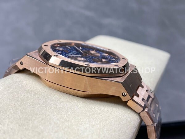 BF Factory Audemars Piguet Royal Oak Chronograph 26331OR.OO.1220OR.01 41mm Ful ( (10) BF Factory Audemars Piguet Royal Oak Chronograph 26331OR.OO.1220OR.01 41mm Full Rose Gold, Rose Gold Eye Blue Dial